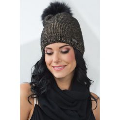 Damska czapka Talisman. Szare czapki damskie VOXX, bez wzorów, z polaru. Za 38,97 zł.