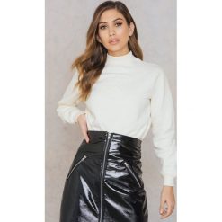 Bluzy damskie: Calvin Klein Bluza z długim rękawem Hazel True Icon – Offwhite