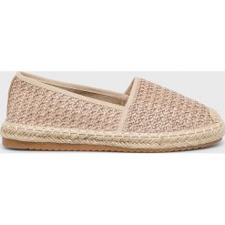 Answear - Espadryle. Brązowe espadryle damskie ANSWEAR, bez wzorów, z gumy, bez obcasa. Za 89,90 zł.