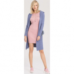 Niebieski Kardigan Courtliness. Niebieskie kardigany damskie other, xl. Za 99,99 zł.