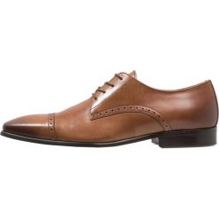 Zign Eleganckie buty brown. Brązowe buty wizytowe męskie Zign, z materiału, na sznurówki. Za 459,00 zł.