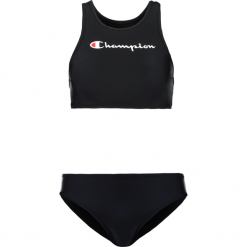 Stroje dwuczęściowe damskie: Champion HIGH NECK SET Bikini black