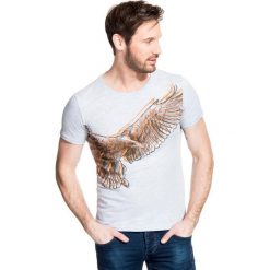 T-shirt STEFANO TSPR000025. Szare t-shirty męskie Giacomo Conti, m, bez wzorów, z bawełny, bez kołnierzyka. Za 79,00 zł.