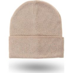 CZAPKA Liu Jo. Różowe czapki damskie Liu Jo, z aplikacjami, z kaszmiru. Za 199,00 zł.