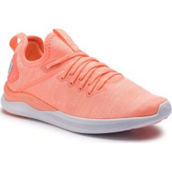 Buty PUMA - Ignite Flash EvoKnit Wn's 190511 15 Bright Peach/Puma White. Pomarańczowe buty sportowe damskie Puma, z materiału, sportowe, na fitness i siłownię. W wyprzedaży za 219,99 zł.