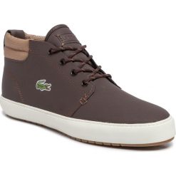 Sneakersy LACOSTE - Ampthill Terra 319 1 Cma 7-38CMA0028489 Dk Brw/Lt Brw. Pomarańczowe sneakersy męskie Lacoste, na co dzień, bez wzorów, ze skóry, klasyczne, bez zapięcia. W wyprzedaży za 299,99 zł.