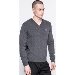 Gant - Sweter. Szare swetry klasyczne męskie marki GANT, m, z dzianiny. W wyprzedaży za 359,90 zł.
