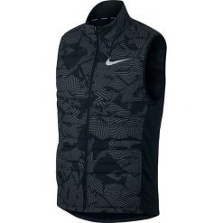 Kamizelka do biegania męska NIKE FLASH VEST / 859214-010. Czarne kurtki sportowe męskie Nike, m, bez wzorów, bez kaptura, do biegania. Za 259,00 zł.