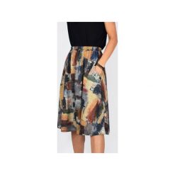 Spódnica rozkloszowana XS-3XL. Szare spódniczki damskie Collibri, s, z elastanu, rozkloszowane. Za 127,20 zł.