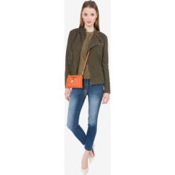 Trussardi Jeans Kurtka Zielony. Zielone kurtki damskie Trussardi Jeans, na wiosnę, m, bez wzorów, z bawełny. Za 2911,95 zł.