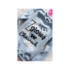 Bluzy damskie: Bluza Baby Blue Z głową w chmurach!