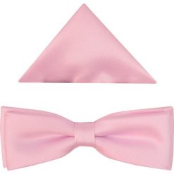 Jasnoróżowa mucha męska slim B16. Muszki męskie Modini Moda Męska, na co dzień, bez wzorów, z tkaniny, eleganckie. W wyprzedaży za 45,00 zł.