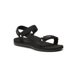SPRANDI WP69-6039. Czarne sandały damskie Sprandi, bez wzorów, z materiału, bez obcasa, bez zapięcia. Za 79,99 zł.