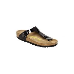 Japonki Birkenstock GIZEH. Czarne klapki damskie Birkenstock, bez wzorów, bez obcasa. Za 263,20 zł.