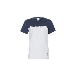 T-shirty z krótkim rękawem G-Star Raw GRAPHIC 13. Niebieskie t-shirty męskie G-Star RAW, s, bez wzorów, retro, bez kołnierzyka, krótkie. Za 179,00 zł.