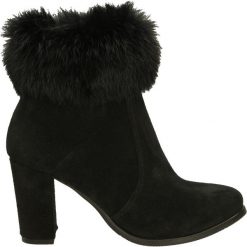 Botki - 2312 CAM NERO. Czarne botki damskie marki Venezia, ze skóry. Za 199,00 zł.