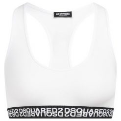 Biustonosz top Dsquared2 Underwear D8RG22950. Czarne biustonosze Dsquared2 Underwear, bez wzorów. W wyprzedaży za 299,00 zł.