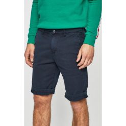 Tom Tailor Denim - Szorty. Brązowe spodenki i szorty męskie TOM TAILOR DENIM, xxl, bez wzorów, z elastanu, casualowe. W wyprzedaży za 99,90 zł.