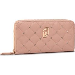 Duży Portfel Damski LIU JO - Xl Zip Around AA0179 E0041 Cameo Rose 41310. Różowe portfele damskie Liu Jo, bez wzorów, ze skóry ekologicznej. W wyprzedaży za 239,00 zł.