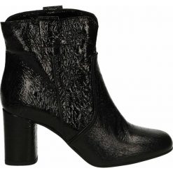 Botki - 2428 CRAC-NER. Czarne botki damskie skórzane marki Venezia. Za 199,00 zł.