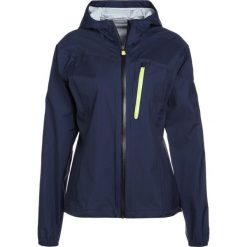 Ziener CASTAL LADY RAIN Kurtka hardshell dark navy. Niebieskie kurtki damskie marki Ziener, z materiału. Za 509,00 zł.