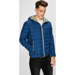 Pepe Jeans - Kurtka Aviary. Niebieskie kurtki męskie bomber Pepe Jeans, l, z jeansu, z kapturem. W wyprzedaży za 399,90 zł.