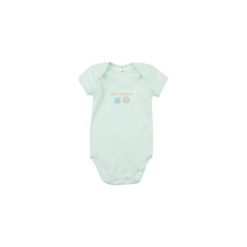 Body z krótkim rękawem niemowlęce. Szare body niemowlęce TXM, z krótkim rękawem. Za 16,99 zł.