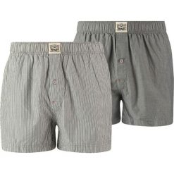 Levi's 2-pack Bokserki Szary. Szare bokserki męskie Levi's®, w paski, z bawełny. Za 119,95 zł.