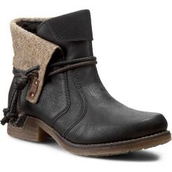 Botki damskie: Botki RIEKER - 79693-00 Black Combination