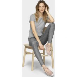 T-shirt damski TSD600 - chłodny jasny szary melanż - Outhorn. Szare koszulki damskie Outhorn, bez wzorów, bez kołnierzyka. Za 29,99 zł.