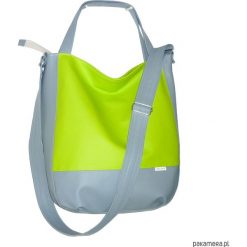 Shopper bag damskie: sportowa listonoszka xxl, worek na lato limonka