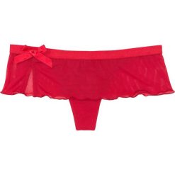 Stringi mini bonprix czerwony. Czerwone stringi bonprix, z bawełny. Za 29,99 zł.