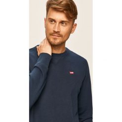 Levi's - Bluza. Niebieskie bluzy męskie Levi's®, s, bez wzorów, z bawełny, z okrągłym kołnierzem, bez rękawów, bez kaptura. Za 279,90 zł.
