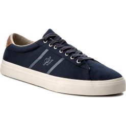Tenisówki MARC O'POLO - 702 23783501 615 Navy 890. Niebieskie trampki męskie marki Marc O'Polo, ze skóry. W wyprzedaży za 249,00 zł.