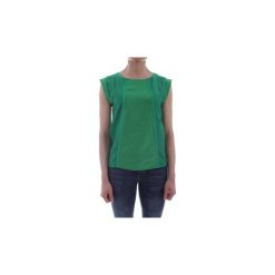 Topy na ramiączkach / T-shirty bez rękawów Marella 39410695. Zielone bluzki damskie Marella, s, bez wzorów, bez kołnierzyka. Za 287,22 zł.