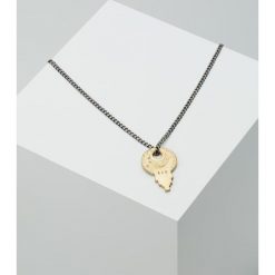 Miansai WISE LOCK NECKLACE Naszyjnik goldcoloured. Żółte naszyjniki męskie Miansai. Za 589,00 zł.