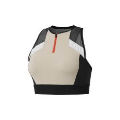 Biustonosze Reebok Sport Koszulka Color Block Crop. Brązowe topy sportowe damskie marki Reebok Sport, s. Za 169,00 zł.