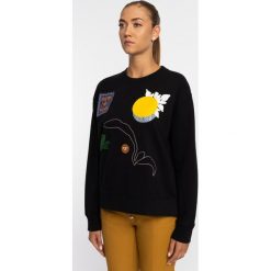 Bluza Tory Burch Embroiderd 56565. Czarne bluzy damskie Tory Burch, xs, bez wzorów, z bawełny, bez rękawów, bez kaptura. W wyprzedaży za 609,00 zł.