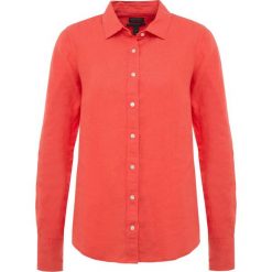 J.CREW Koszula dried papaya. Pomarańczowe tuniki damskie marki J.CREW, bez wzorów, ze lnu, bez kołnierzyka, bez rękawów. Za 419,00 zł.