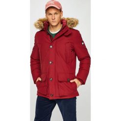 Tommy Hilfiger - Kurtka puchowa. Czerwone kurtki damskie puchowe marki TOMMY HILFIGER, xl, z bawełny. W wyprzedaży za 999,90 zł.