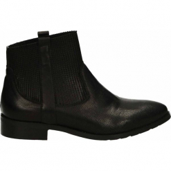 Botki - B212IR NEW NE. Czarne botki damskie Venezia, ze skóry. Za 149,00 zł.