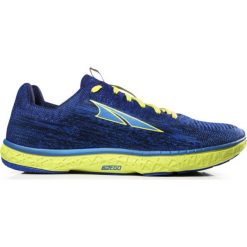 Buty Altra Escalante 1.5 M Limonkowo-Niebieskie. Niebieskie buty sportowe męskie Altra, z dzianiny, bez zapięcia, do biegania. Za 599,99 zł.