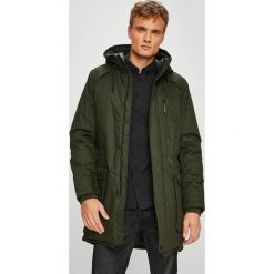 Selected - Parka. Zielone parki męskie marki Selected, xl, z bawełny, długie, z kapturem. W wyprzedaży za 529,90 zł.
