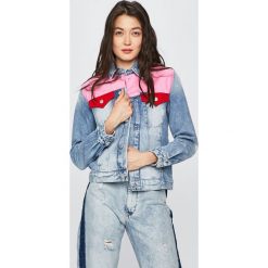 Calvin Klein Jeans - Kurtka. Niebieskie kurtki damskie marki Calvin Klein Jeans, s, z bawełny. Za 649,90 zł.
