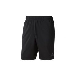 Szorty i Bermudy Reebok Sport Spodenki Elements Woven. Czarne bermudy męskie Reebok Sport, sportowe. Za 79,95 zł.