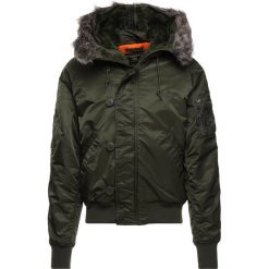 Alpha Industries Kurtka przejściowa dark green. Zielone marynarki męskie Alpha Industries, xl, bez wzorów, z nylonu. Za 839,00 zł.