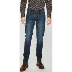 Tom Tailor Denim - Jeansy Piers. Szare jeansy męskie slim marki Casual Friday, l, z nadrukiem, z bawełny. Za 169,90 zł.