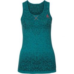 Odlo Koszulka tech. Odlo TOP Crew neck Singlet BLACKCOMB - 312401 - 312401/40238/S. Zielone bluzki damskie marki Odlo, s. Za 138,82 zł.
