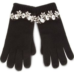 Rękawiczki Damskie TWINSET - Guanti AA8P5H Nero 00006. Czarne rękawiczki damskie marki Twinset, bez wzorów, z materiału. W wyprzedaży za 309,00 zł.