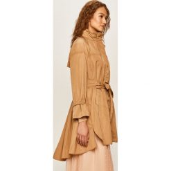 Twinset - Płaszcz. Kurtki damskie Twinset, s, w paski, bez kaptura. W wyprzedaży za 679,90 zł.